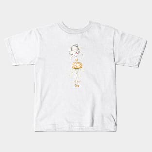 Pumpkin ballerina Kids T-Shirt